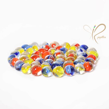 Cat's Eye Mixed Marble ( 3 Feathered)
