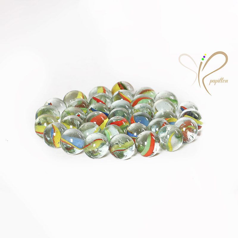 Cat's Eye Marble  ( 3 Feathered) Medium Size